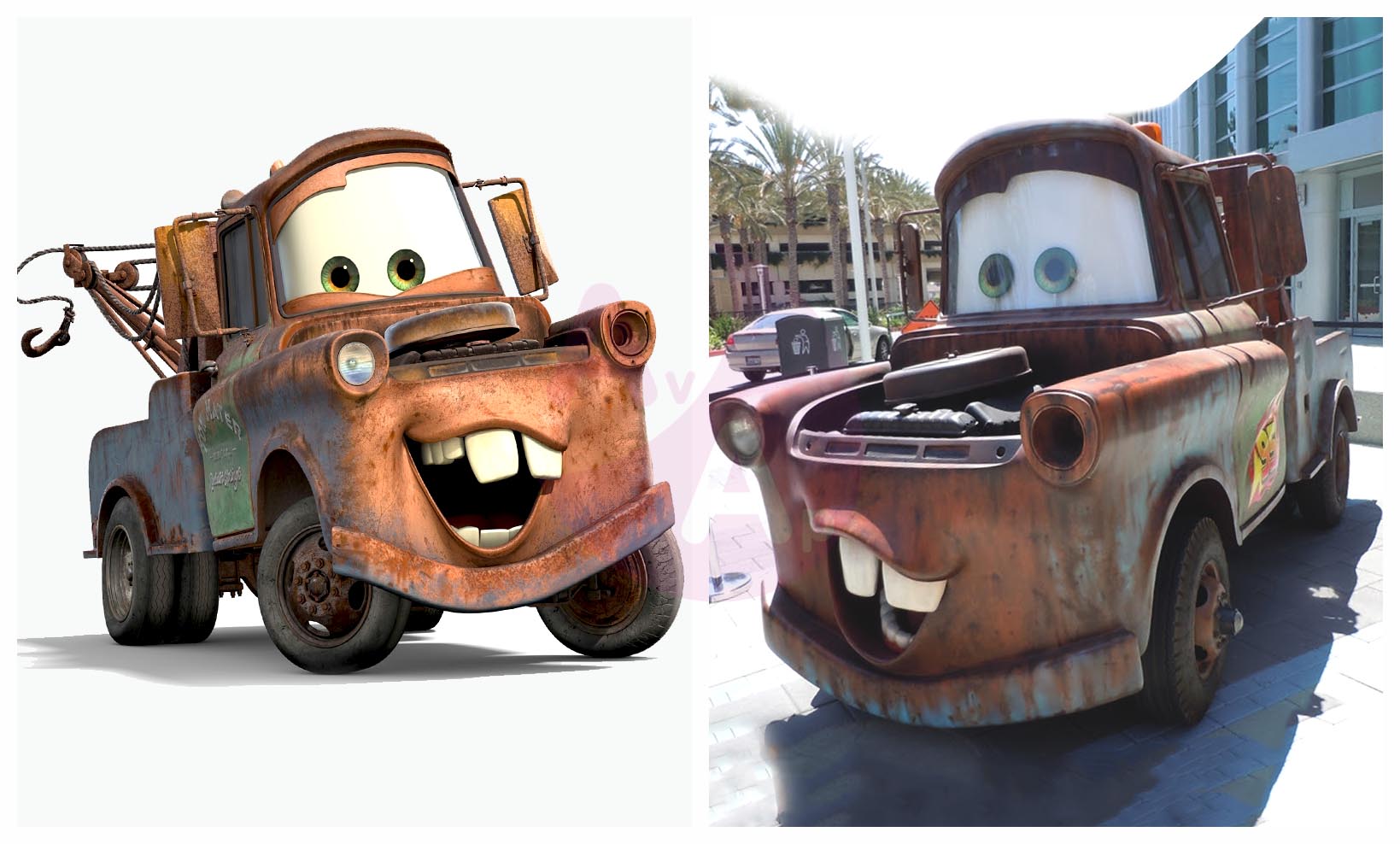 disney cars characters in real life