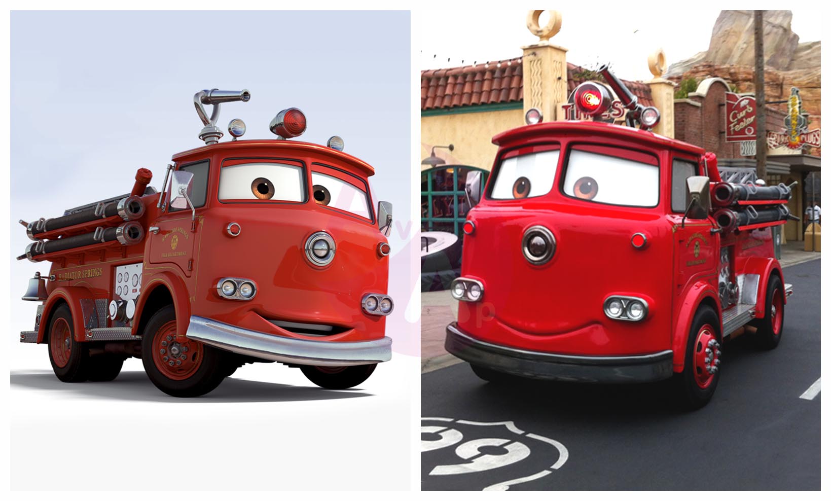 disney cars characters in real life