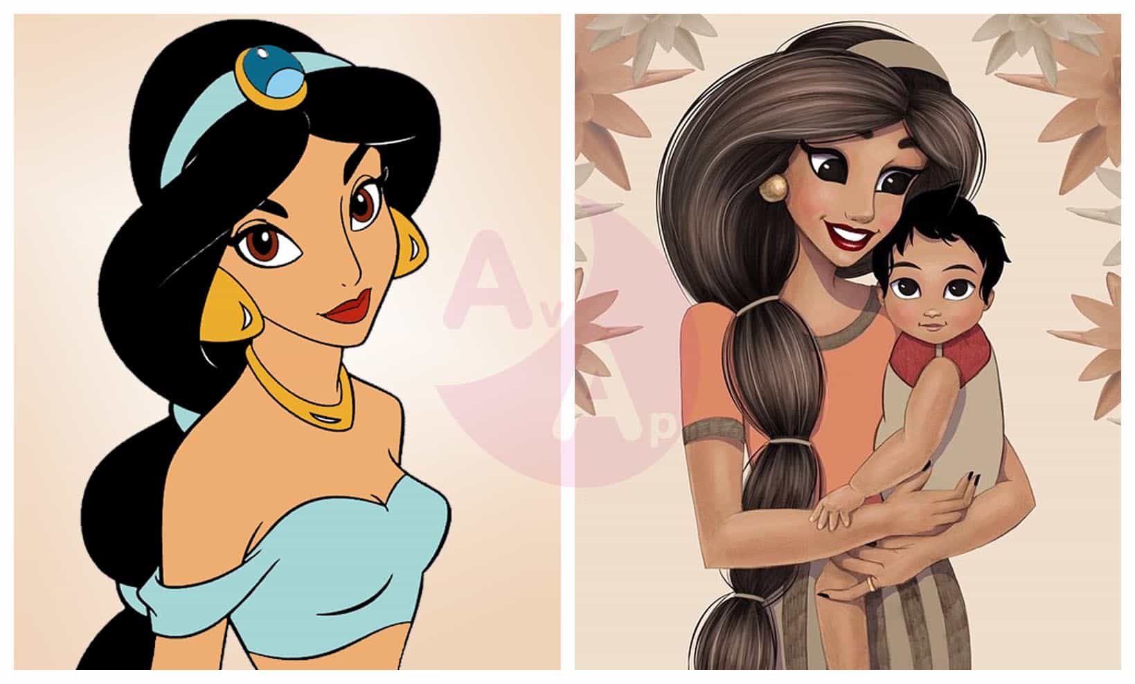 Disney Prinzessinnen als Mütter Seite 7 Vorher und Nachher