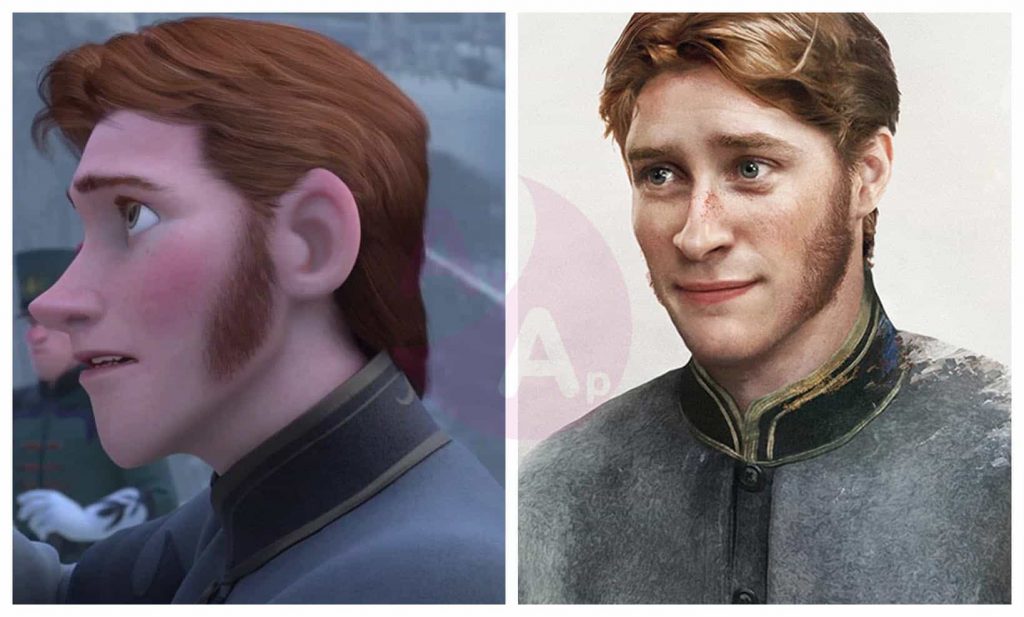frozen characters in real life