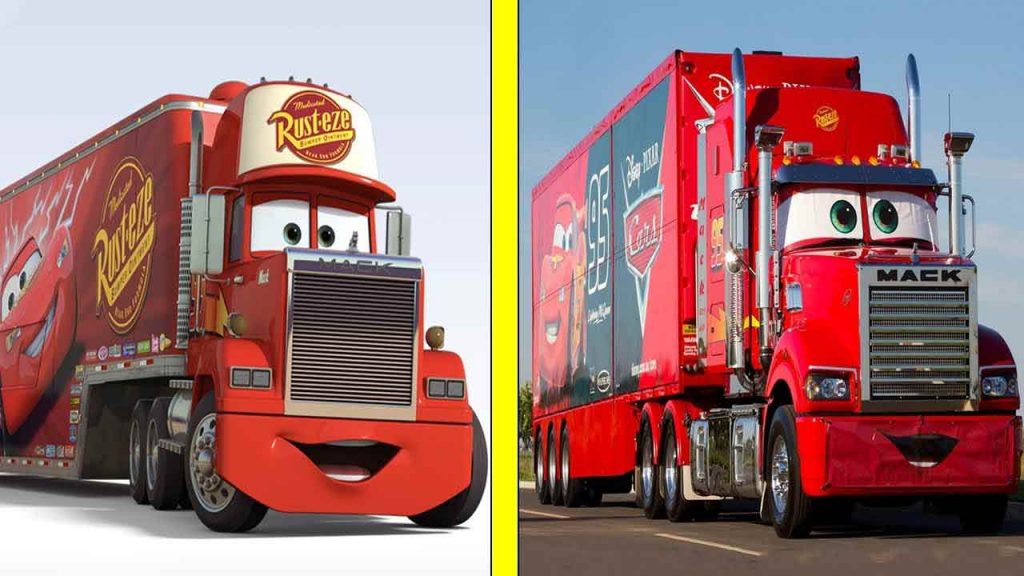 Cars in real life Characters 2018 Before and After