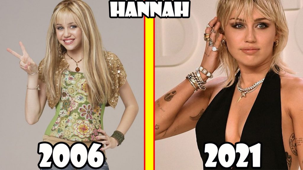 Hannah Montana Antes Y Despu S Serie De Televisi N Hannah Montana Antes Y Ahora